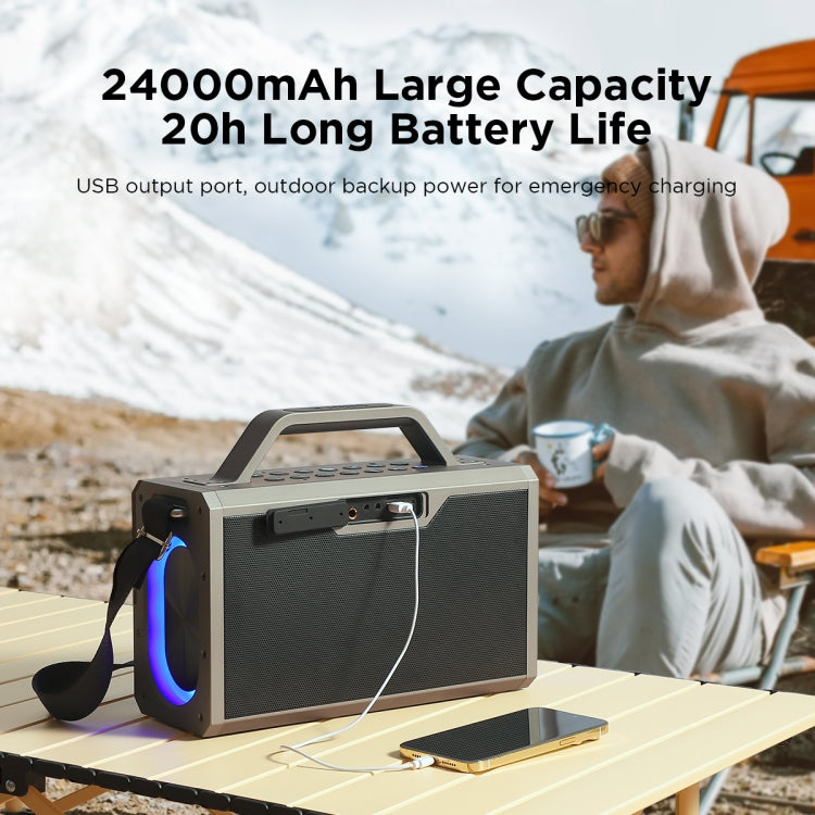 JOYROOM JR-MW03 Pies Series Party Double Microphone Bluetooth Speaker - free shipping - PMC Jewellery - Order now!