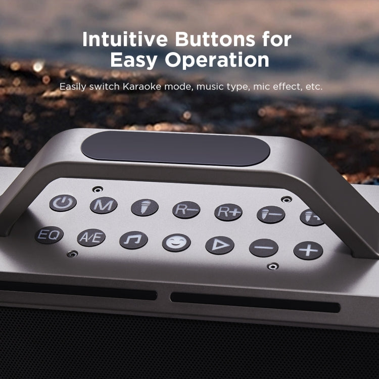 JOYROOM JR-MW03 Pies Series Party Double Microphone Bluetooth Speaker - free shipping - PMC Jewellery - Order now!