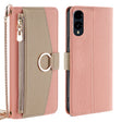 For Fujitsu Arrows We2 Crossbody Litchi Texture Leather Phone Case(Pink) - More Brand by PMC TechLife | Online Shopping South Africa | PMC TechLife | Buy Now Pay Later Mobicred