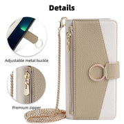 For Fujitsu Arrows We2 Plus Crossbody Litchi Texture Leather Phone Case(White)