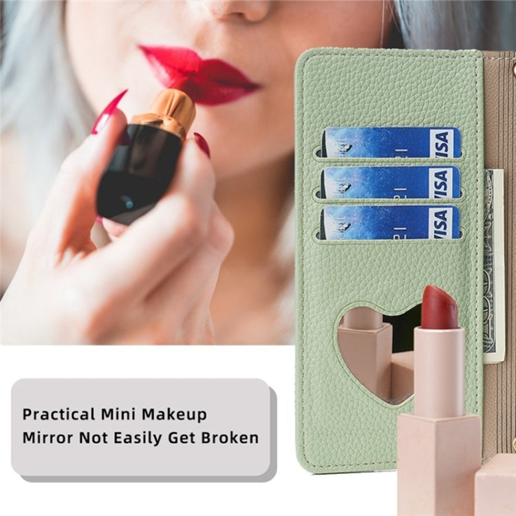 For LG Velvet Crossbody Litchi Texture Leather Phone Case(Green) - LG by PMC Jewellery | Online Shopping South Africa | PMC Jewellery | Buy Now Pay Later Mobicred