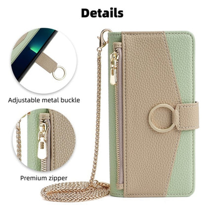 For LG K52 Crossbody Litchi Texture Leather Phone Case(Green) - LG by PMC Jewellery | Online Shopping South Africa | PMC Jewellery | Buy Now Pay Later Mobicred