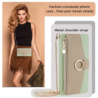 For LG K52 Crossbody Litchi Texture Leather Phone Case(Green) - LG by PMC Jewellery | Online Shopping South Africa | PMC Jewellery | Buy Now Pay Later Mobicred