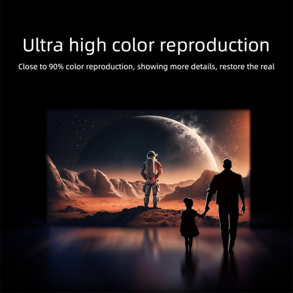 A003 150 Lumens 1280x720P 360 Degree Rotating LED Mini Android Projector, Specification:US Plug