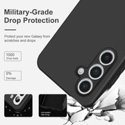 For Samsung Galaxy S25+ 5G MagSafe Magnetic Liquid Silicone Phone Case(Black)