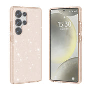 For Samsung Galaxy S25 Ultra 5G Shockproof Terminator Glitter Powder Phone Case(Gold)