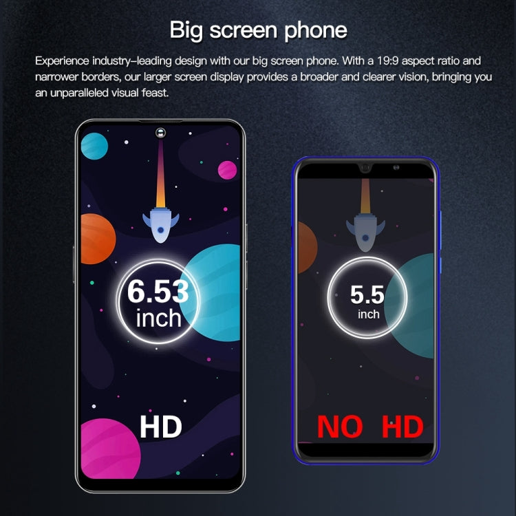 F15 Pro+ / U29, 3GB+32GB, 6.53 inch Screen, Face Identification, Android 8.1 MTK6737 Quad Core, Network: 4G, OTG, Dual SIM(Black)