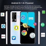 F15 Pro+ / U29, 3GB+32GB, 6.53 inch Screen, Face Identification, Android 8.1 MTK6737 Quad Core, Network: 4G, OTG, Dual SIM(White)