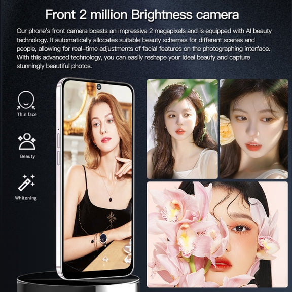 F15 Pro+ / U29, 3GB+32GB, 6.53 inch Screen, Face Identification, Android 8.1 MTK6737 Quad Core, Network: 4G, OTG, Dual SIM(White)