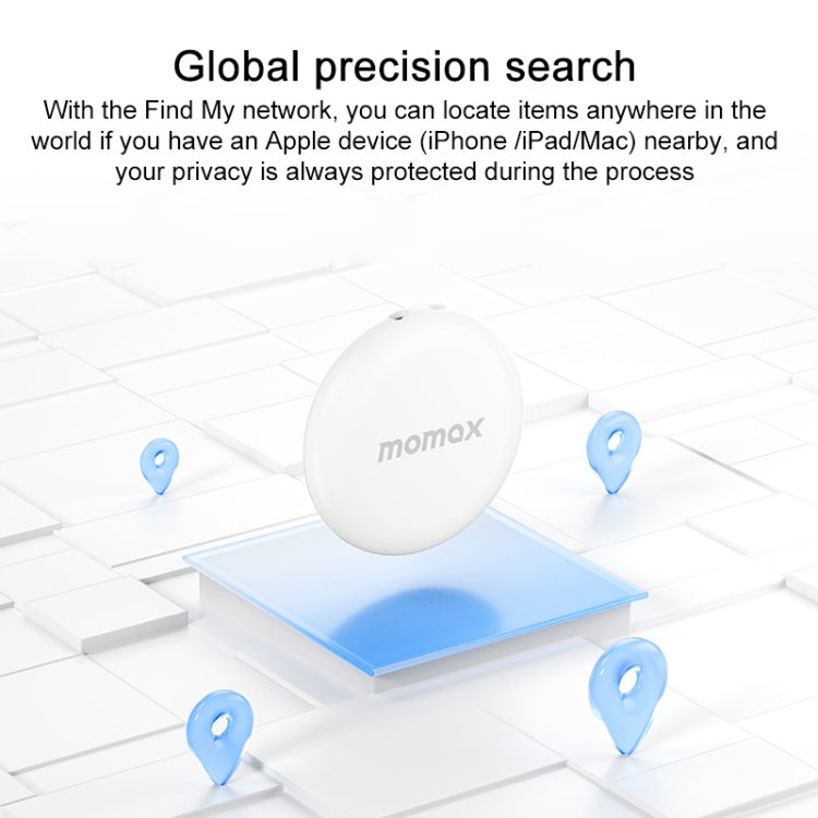 MOMAX BR7 PINPOP Wireless Location Anti-lost Device(Black) - free shipping - PMc TechLife - Order now!