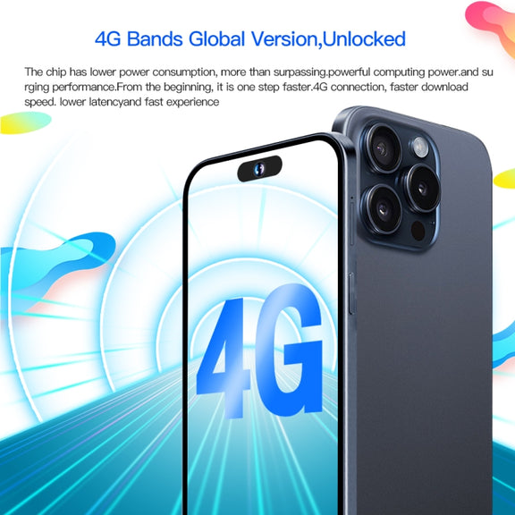 i15ProMax / U18, 3GB+32GB, 6.53 inch Face Identification Android 8.1 MTK6737 Quad Core, Network: 4G, OTG, Dual SIM(Blue)