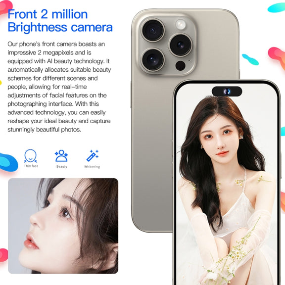 i15ProMax / U18, 3GB+32GB, 6.53 inch Face Identification Android 8.1 MTK6737 Quad Core, Network: 4G, OTG, Dual SIM(Blue)