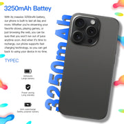 i15ProMax / U18, 3GB+32GB, 6.53 inch Face Identification Android 8.1 MTK6737 Quad Core, Network: 4G, OTG, Dual SIM(White)