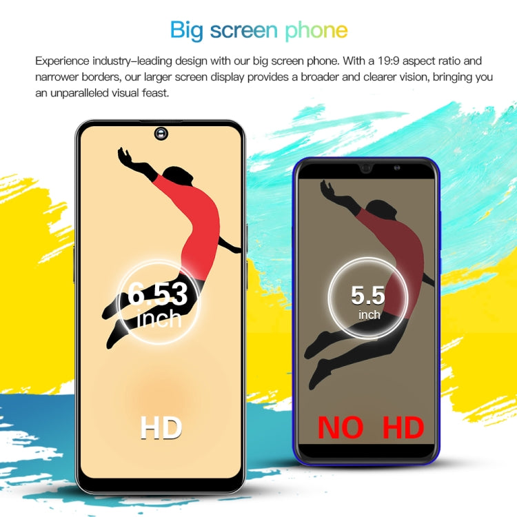 M6Pro / U30, 3GB+32GB, 6.53 inch Screen, Face Identification, Android 8.1 MTK6737 Quad Core, Network: 4G, OTG, Dual SIM(Green) -  by PMC TechLife | Online Shopping South Africa | PMC TechLife