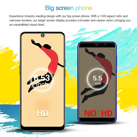 M6Pro / U30, 3GB+32GB, 6.53 inch Screen, Face Identification, Android 8.1 MTK6737 Quad Core, Network: 4G, OTG, Dual SIM(Green)