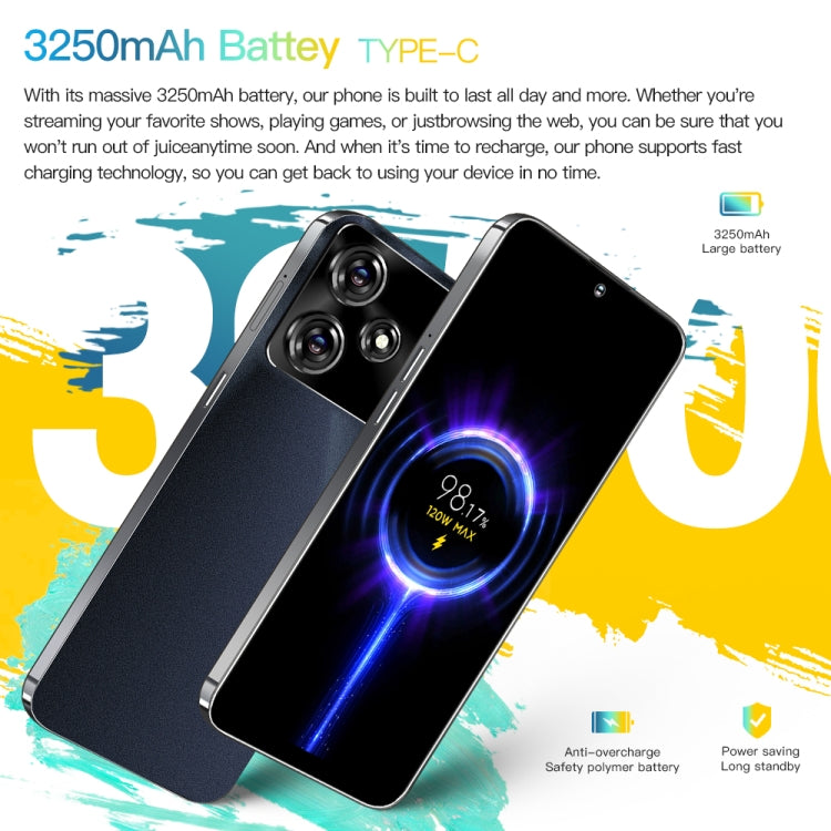 M6Pro / U30, 3GB+32GB, 6.53 inch Screen, Face Identification, Android 8.1 MTK6737 Quad Core, Network: 4G, OTG, Dual SIM(Black) -  by PMC TechLife | Online Shopping South Africa | PMC TechLife