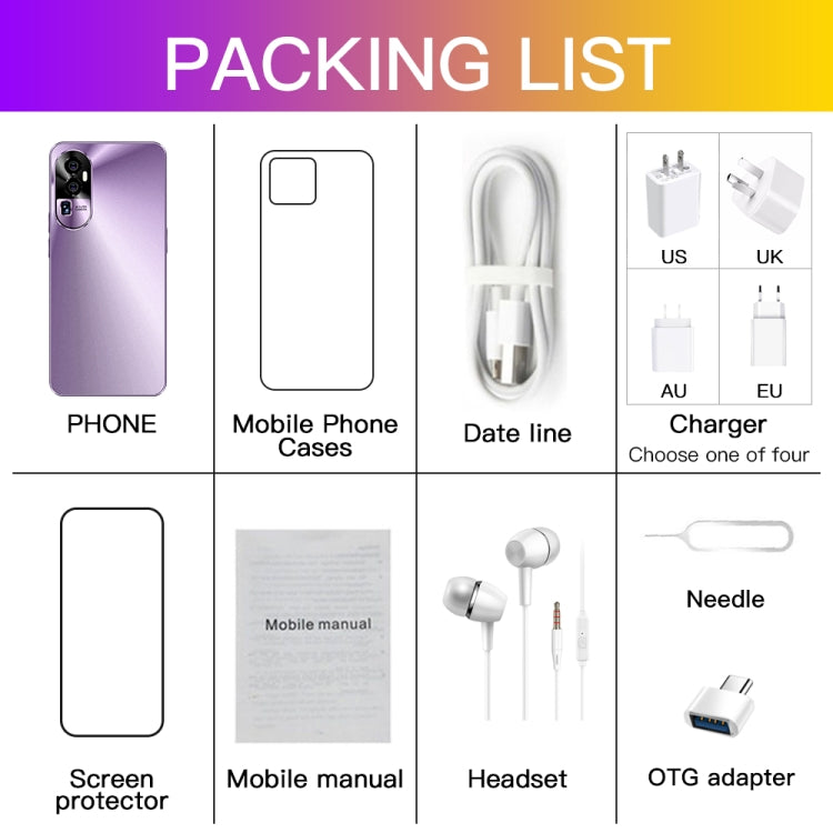 Reno10Pro+ / U22, 3GB+32GB, 6.53 inch Screen, Face Identification, Android 8.1 MTK6737 Quad Core, Network: 4G, OTG, Dual SIM(Yellow)