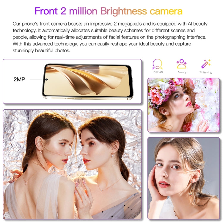 Reno10Pro+ / U22, 3GB+32GB, 6.53 inch Screen, Face Identification, Android 8.1 MTK6737 Quad Core, Network: 4G, OTG, Dual SIM(Yellow) -  by PMC TechLife | Online Shopping South Africa | PMC TechLife