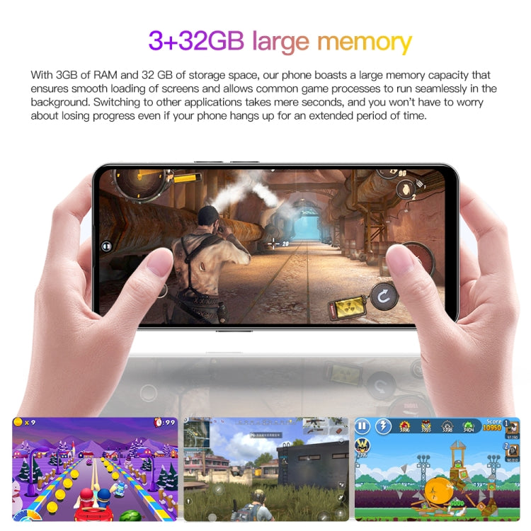 Reno10Pro+ / U22, 3GB+32GB, 6.53 inch Screen, Face Identification, Android 8.1 MTK6737 Quad Core, Network: 4G, OTG, Dual SIM(Black) -  by PMC TechLife | Online Shopping South Africa | PMC TechLife