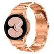 For Samsung Galaxy Watch 6 Quick Release Button Three-bead Stainless Steel Watch Band(Rose Gold) - free shipping - PMC TechLife - Order now!