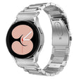 For Samsung Galaxy Watch 6 Quick Release Button Three-bead Stainless Steel Watch Band(Silver) - free shipping - PMC TechLife - Order now!