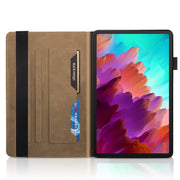 For Lenovo Tab P12 / Xiaoxin Pad Pro 12.7 2023 Life Tree Series Horizontal Flip Leather Tablet Case(Brown)