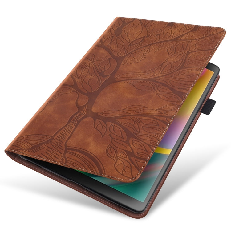 For Lenovo Tab M11 / Xiaoxin Pad 11 2024 Life Tree Series Horizontal Flip Leather Tablet Case(Brown) - Lenovo by PMC Jewellery | Online Shopping South Africa | PMC Jewellery | Buy Now Pay Later Mobicred
