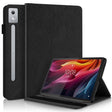 For Lenovo Tab P12 / Xiaoxin Pad Pro 12.7 2025 Life Tree Series Horizontal Flip Leather Tablet Case(Black) - Lenovo by PMC TechLife | Online Shopping South Africa | PMC TechLife | Buy Now Pay Later Mobicred