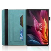 For Lenovo Tab P12 / Xiaoxin Pad Pro 12.7 2025 Life Tree Series Horizontal Flip Leather Tablet Case(Lake Blue)