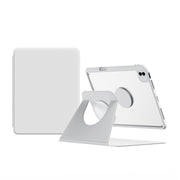 For iPad Air 11 2024 / iPad Pro 11 Detachable Magnetic Rotation Smart Leather Tablet Case(White)