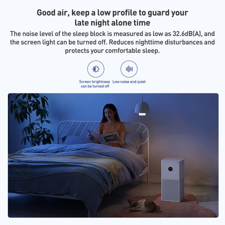 Original Xiaomi Mijia Smart Air Purifier 4 Lite Antibacterial Aldehyde Removal, US Plug(White) - free shipping - PMC TechLife - Order now!