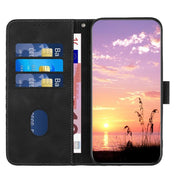 For iPhone 17 Air YX0060 Elephant Head Embossed Phone Leather Case with Lanyard(Black)