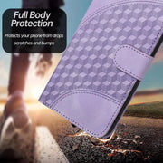 For iPhone 17 YX0060 Elephant Head Embossed Phone Leather Case with Lanyard(Light Purple)