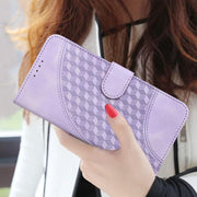 For iPhone 17 YX0060 Elephant Head Embossed Phone Leather Case with Lanyard(Light Purple)