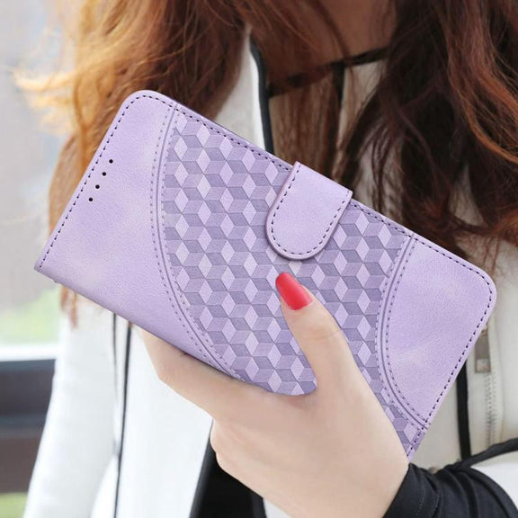 For iPhone 17 YX0060 Elephant Head Embossed Phone Leather Case with Lanyard(Light Purple)