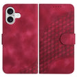 For iPhone 17 YX0060 Elephant Head Embossed Phone Leather Case with Lanyard(Rose Red) - free shipping - PMc TechLife - Order now!