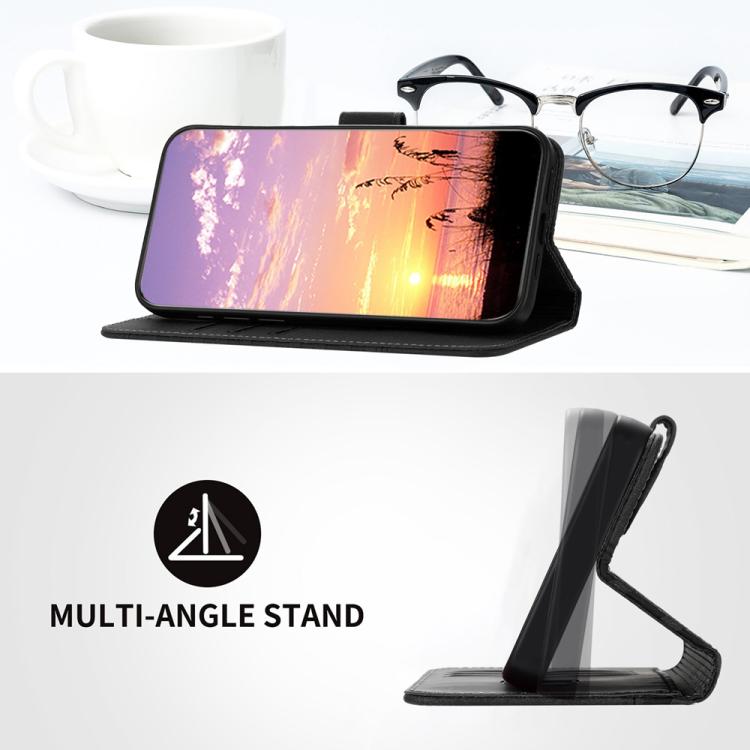 For iPhone 17 Pro YX0060 Elephant Head Embossed Phone Leather Case with Lanyard(Black) - free shipping - PMc TechLife - Order now!