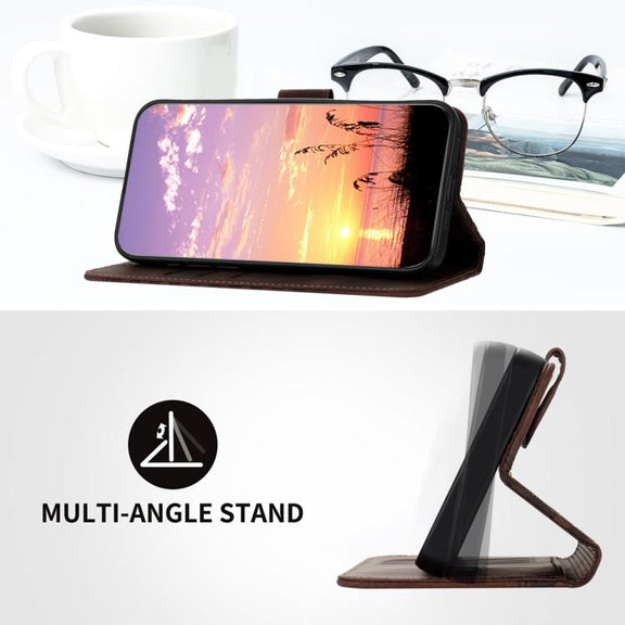 For iPhone 17 Pro YX0060 Elephant Head Embossed Phone Leather Case with Lanyard(Coffee)