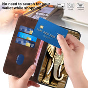 For iPhone 17 Pro YX0060 Elephant Head Embossed Phone Leather Case with Lanyard(Coffee)