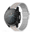 22mm Universal Dual Press Buckle Five-bead Stainless Steel Watch Band(Silver Rose Gold) - free shipping - PMC TechLife - Order now!