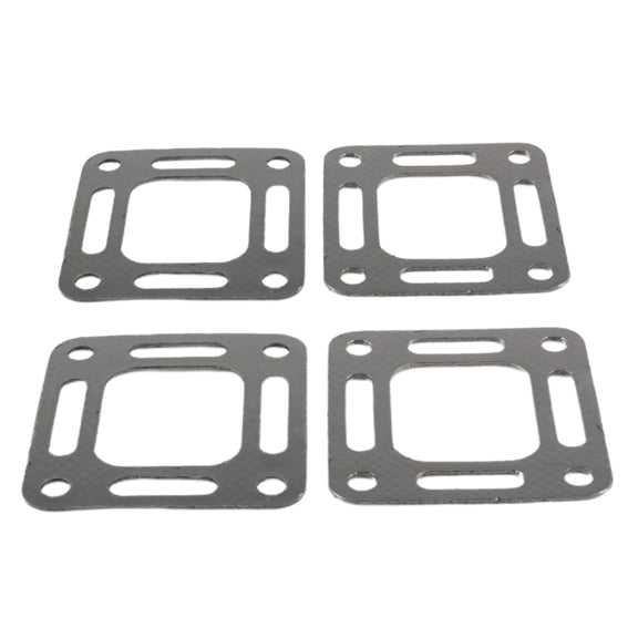 A8504 4pcs / Set Car Exhaust Elbow Gasket for Mercruiser 27-863726(Grey)