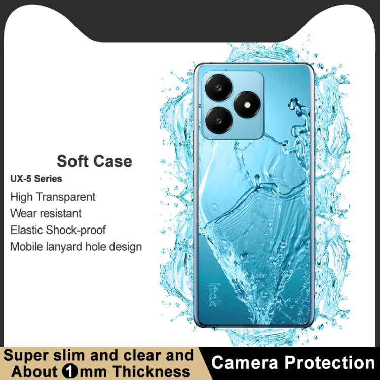 For Realme C53 4G Global / Narzo N53 4G IMAK UX-5 Series Transparent TPU Phone Case(Transparent) - Realme Cases by imak | Online Shopping South Africa | PMC TechLife | Buy Now Pay Later Mobicred