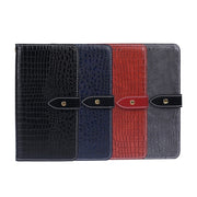For Samsung Galaxy S24+ 5G idewei Crocodile Texture Leather Phone Case(Black)