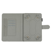 10 inch Dot Pattern Leather Tablet Case(White Black Dot)