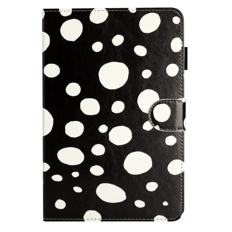 10 inch Dot Pattern Leather Tablet Case(Black White Dot) - 10 - 11 inch by PMC Jewellery | Online Shopping South Africa | PMC Jewellery | Buy Now Pay Later Mobicred