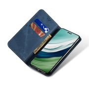For Motorola Edge 40 Neo Denim Texture Flip Leather Phone Case(Blue)
