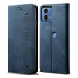 For Motorola Moto G04 / G24 Denim Texture Flip Leather Phone Case(Blue) - free shipping - PMC TechLife - Order now!