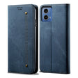 For Motorola Moto G85 Denim Texture Flip Leather Phone Case(Blue) - free shipping - PMC TechLife - Order now!