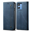 For Motorola Moto G64 5G Global Denim Texture Flip Leather Phone Case(Blue) - free shipping - PMC TechLife - Order now!