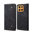 For Motorola Moto G15 Denim Texture Flip Leather Phone Case(Black) - free shipping - PMC TechLife - Order now!